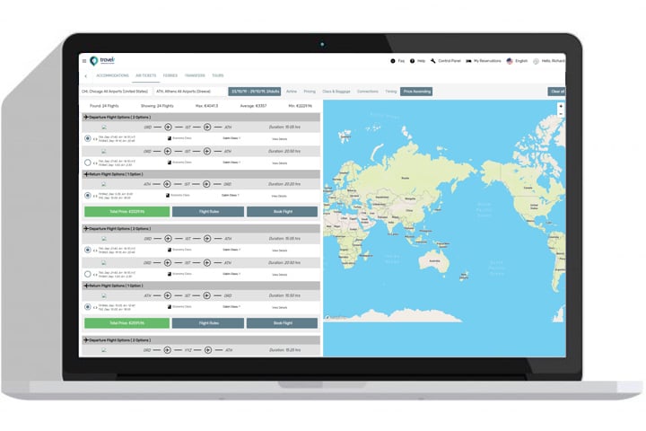 TECH 7 TRAVELR Flight Info